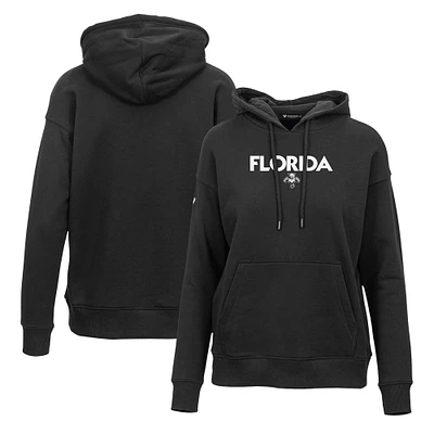 Women's Levelwear Black Florida Panthers Adorn City Capsule Pullover Hoodie