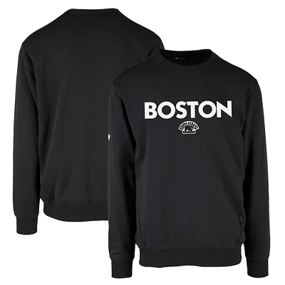 Men's Levelwear Black Boston Bruins Zane City Capsule Pullover Sweatshirt
