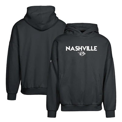 Men's Levelwear Black Nashville Predators Contact City Capsule Pullover Hoodie