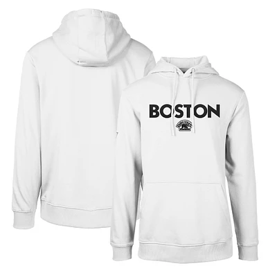 Men's Levelwear White Boston Bruins Podium City Capsule Pullover Hoodie