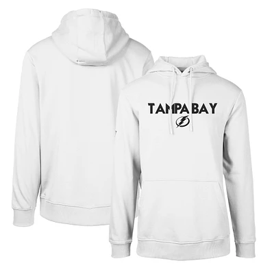 Men's Levelwear White Tampa Bay Lightning Podium City Capsule Pullover Hoodie