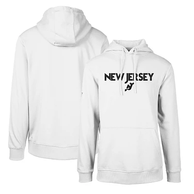 Men's Levelwear White New Jersey Devils Podium City Capsule Pullover Hoodie