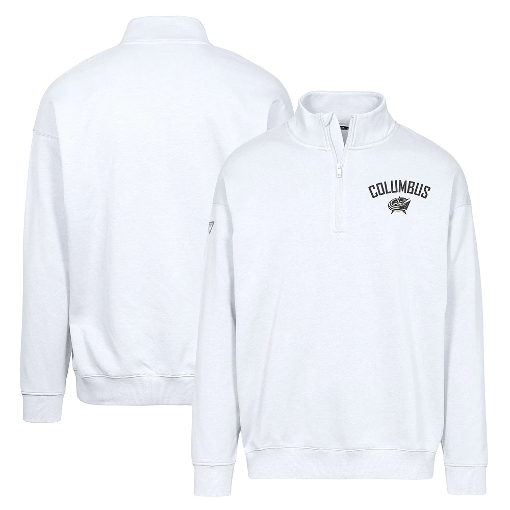 Men's Levelwear Columbus Blue Jackets Murray City Capsule Quarter-Zip Sweatshirt