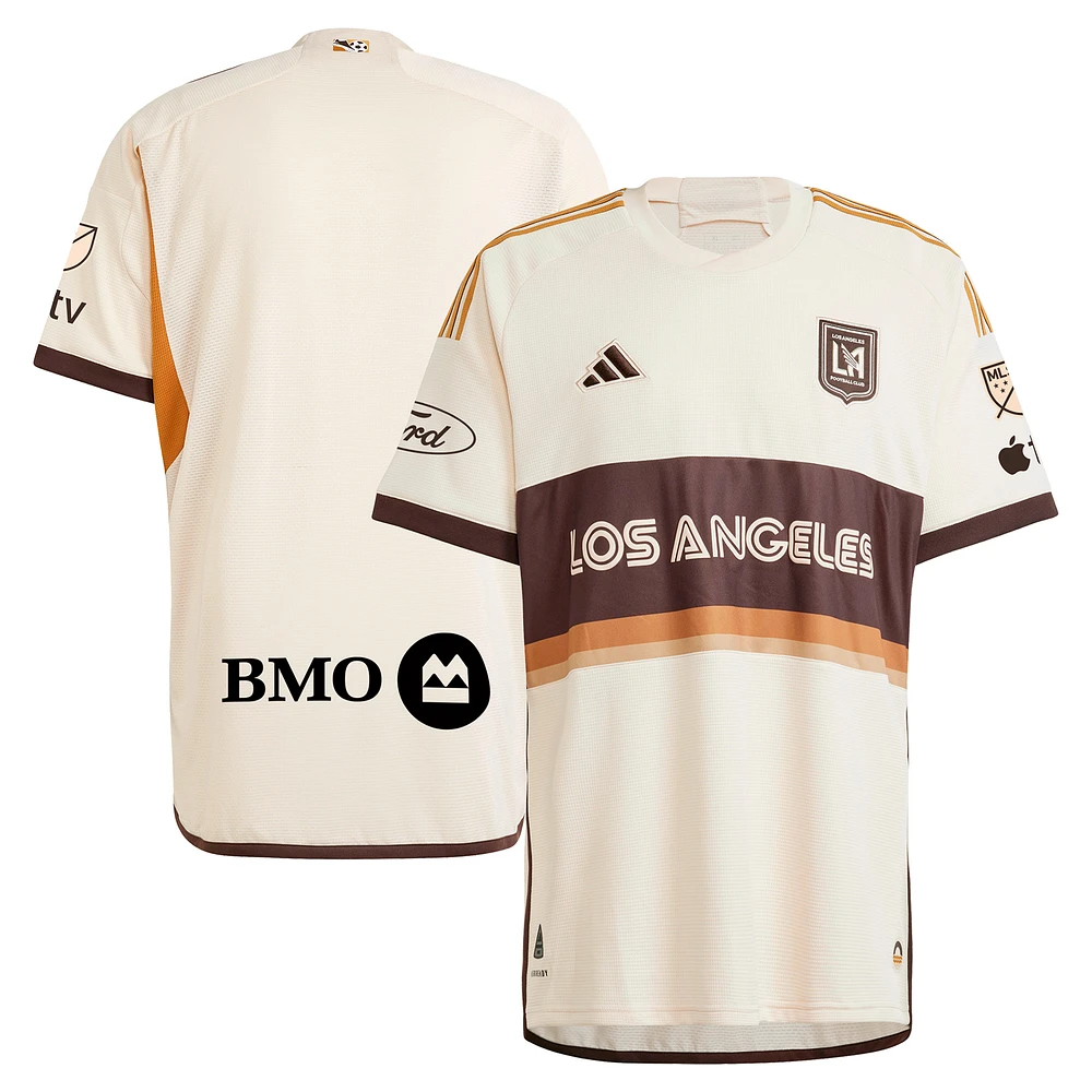 Men's adidas Tan LAFC 2024 Archive Authentic Jersey