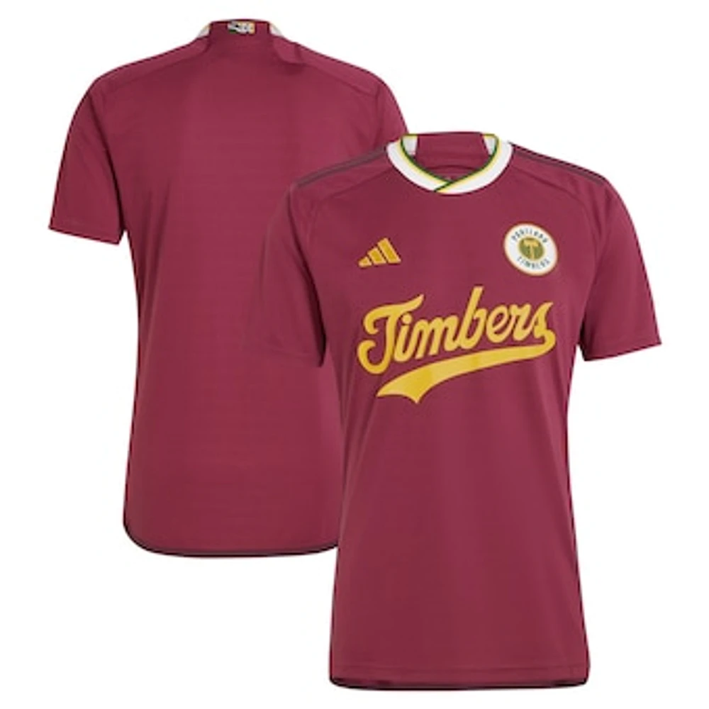 Men's adidas Red Portland Timbers 2024 Archive Replica Jersey