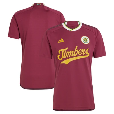 Men's adidas Red Portland Timbers 2024 Archive Replica Jersey