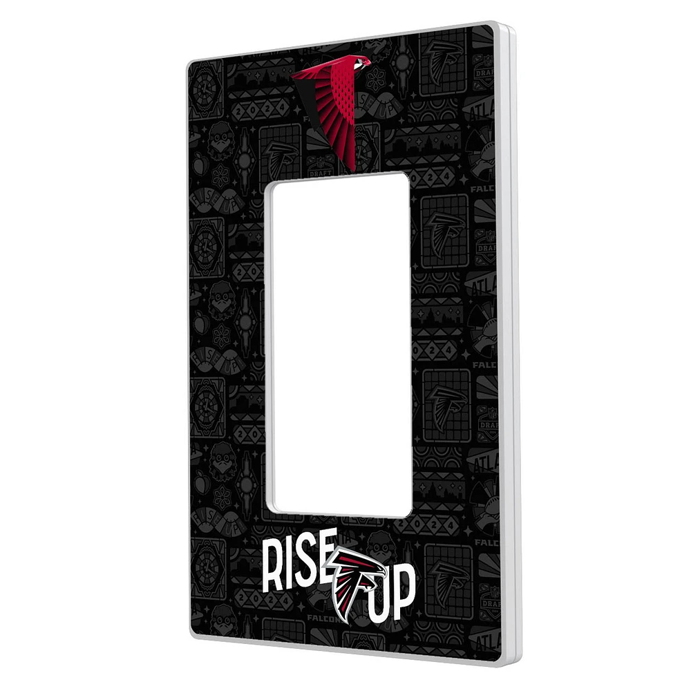 Atlanta Falcons 2024 Illustrated Limited Edition Single Rocker Light Switch Plate