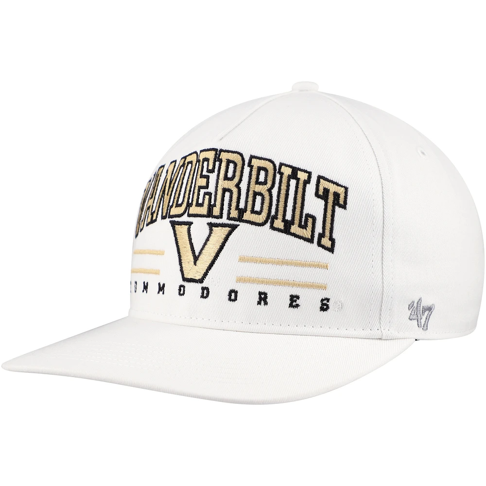 Men's '47 White Vanderbilt Commodores Roscoe Hitch Adjustable Hat
