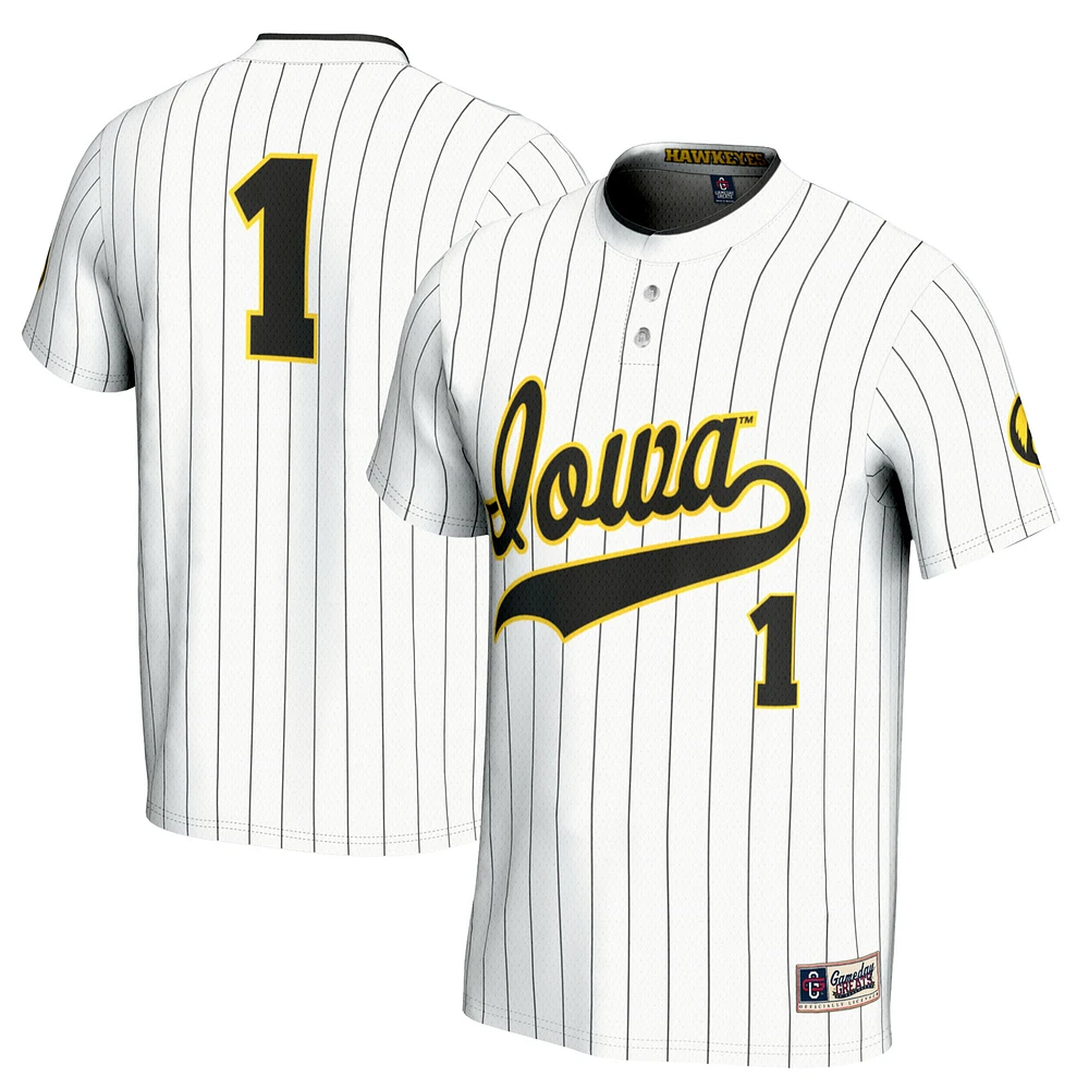 Youth GameDay Greats #1 Iowa Hawkeyes Softball Lightweight Fashion Jersey