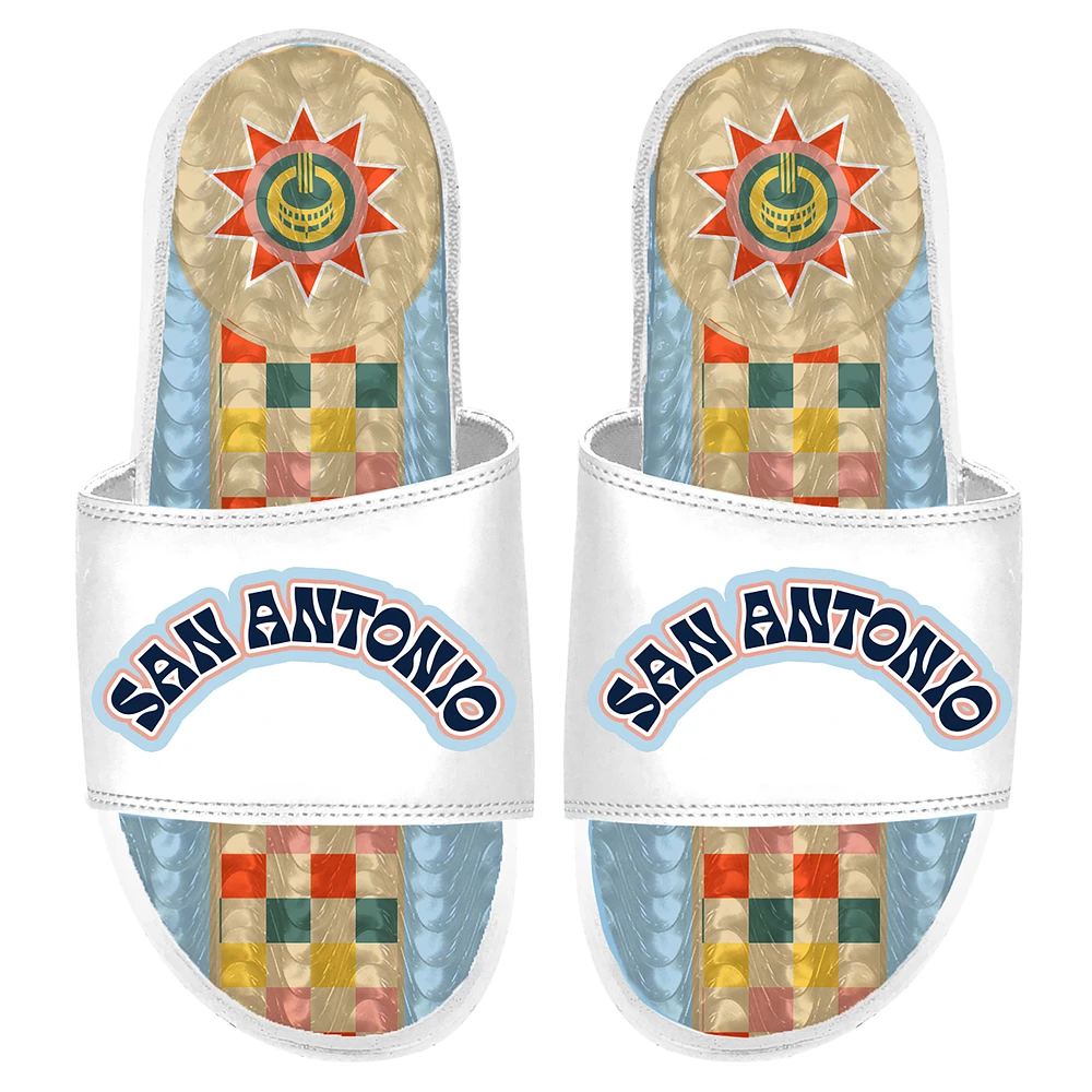 Men's ISlide San Antonio Spurs 2024/25 City Edition Gel Slide Sandals