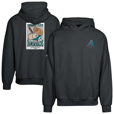 Men's Levelwear Black Arizona Diamondbacks Contact Pro Card Pullover Hoodie