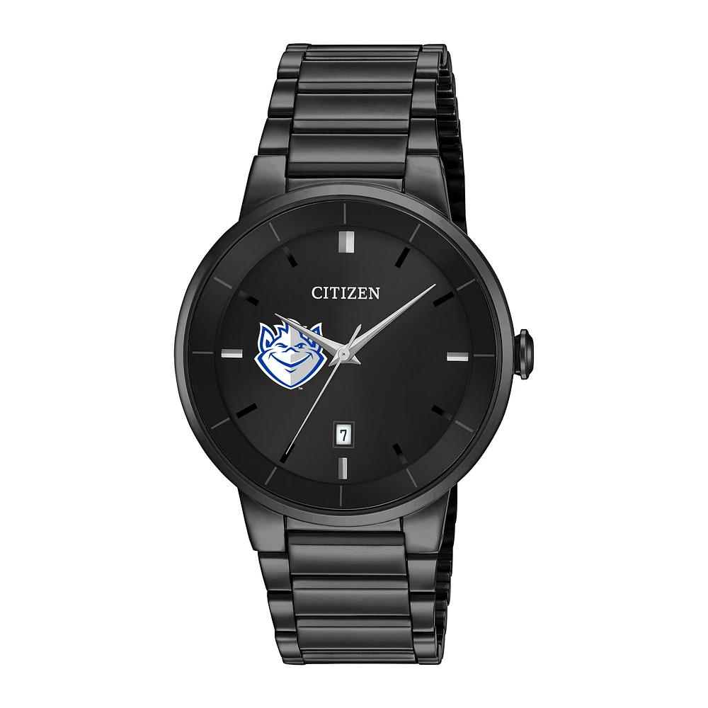 Men's Citizen Watch Saint Louis Billikens Black Dial Stainless Steel Watch