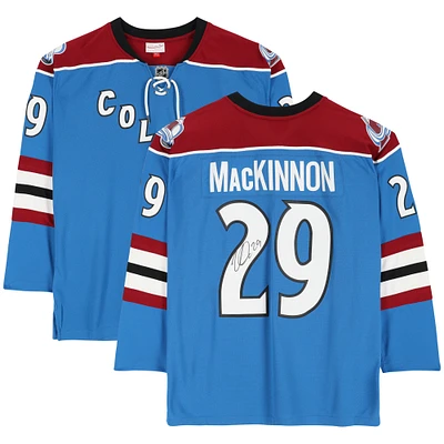 Nathan MacKinnon Colorado Avalanche Autographed 2013/14 Rookie Season Model Mitchell & Ness Replica Jersey