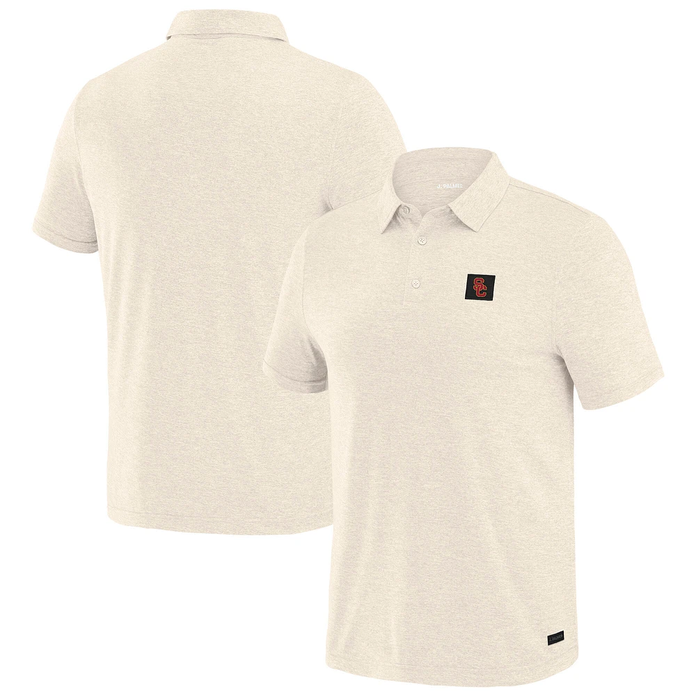 Men's J. Palmer White USC Trojans Four Down Polo