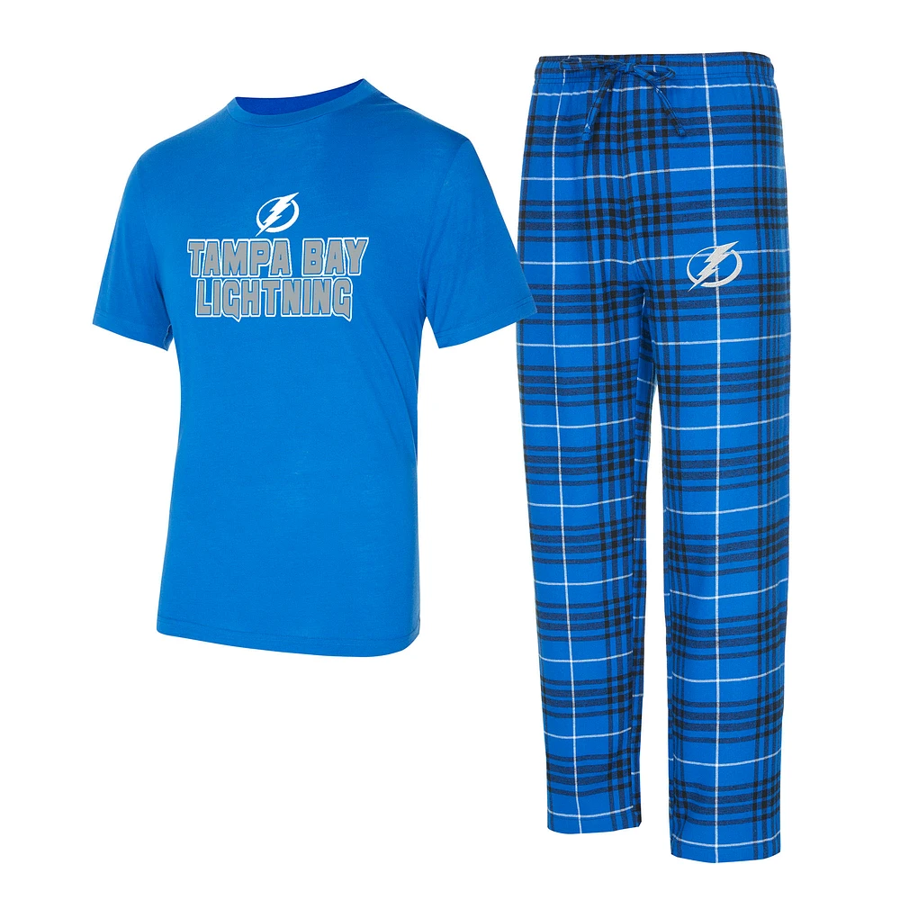Men's Concepts Sport Tampa Bay Lightning Vector Top & Pants Sleep Set