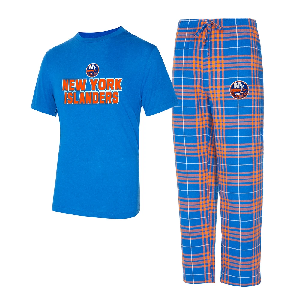 Men's Concepts Sport New York Islanders Vector Top & Pants Sleep Set