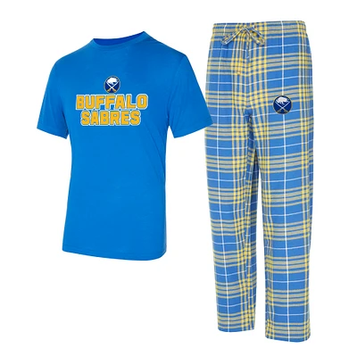 Men's Concepts Sport Buffalo Sabres Vector Top & Pants Sleep Set
