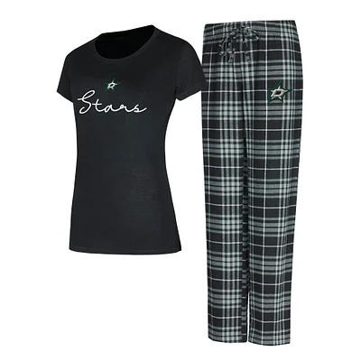 Women's Concepts Sport Dallas Stars Vector Top & Pants Sleep Set