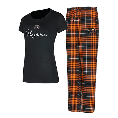 Women's Concepts Sport Philadelphia Flyers Vector Top & Pants Sleep Set