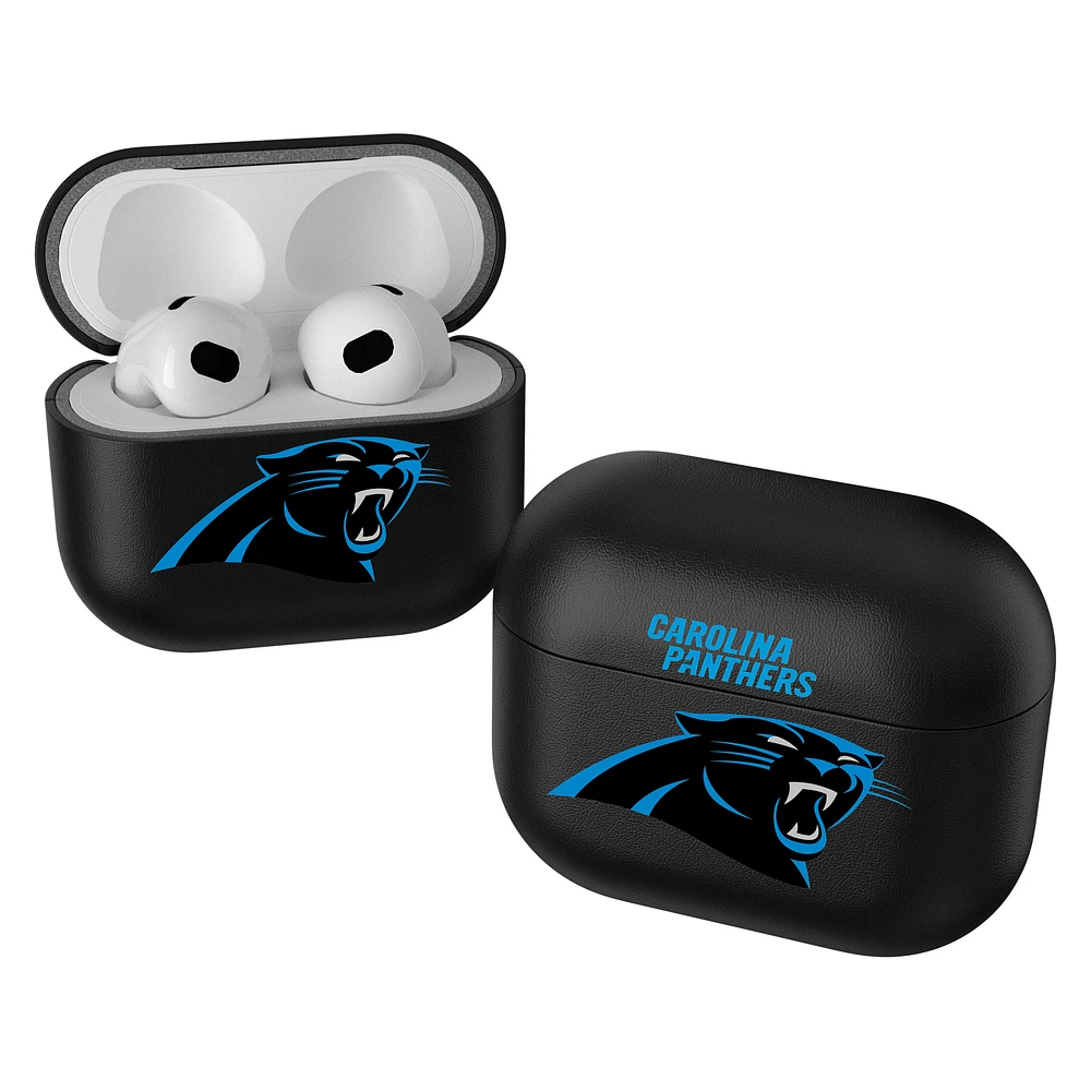 Keyscaper Black Carolina Panthers Insignia AirPods 3rd Gen Case Cover