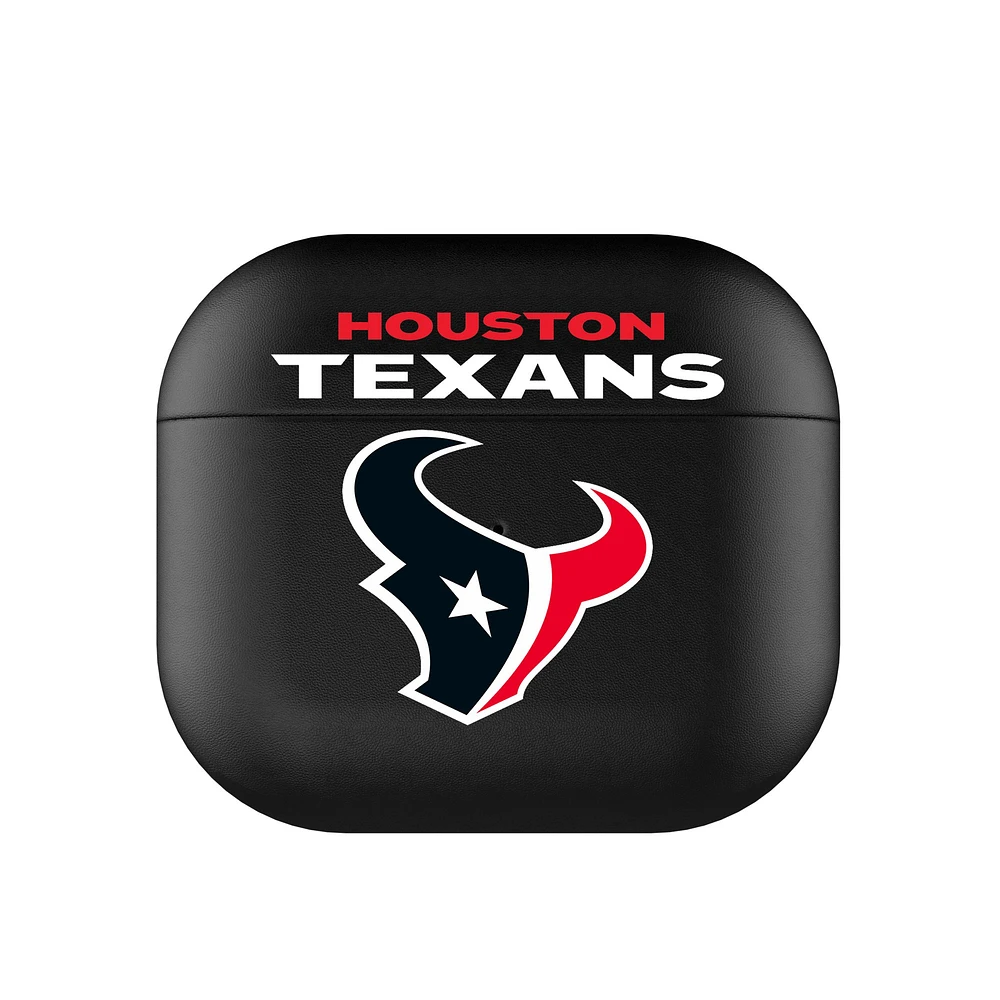 Keyscaper Black Houston Texans Insignia AirPods 3rd Gen Case Cover