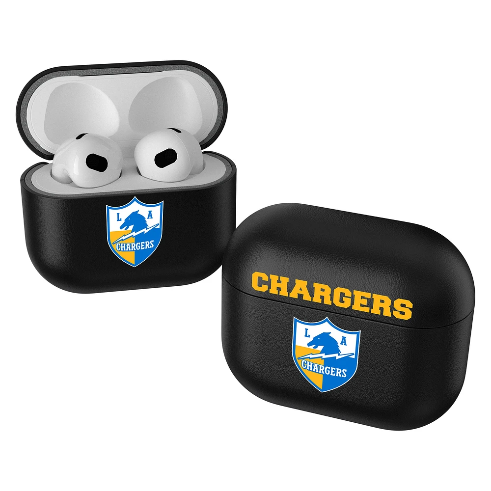 Keyscaper Black Los Angeles Chargers Insignia AirPods 3rd Gen Case Cover
