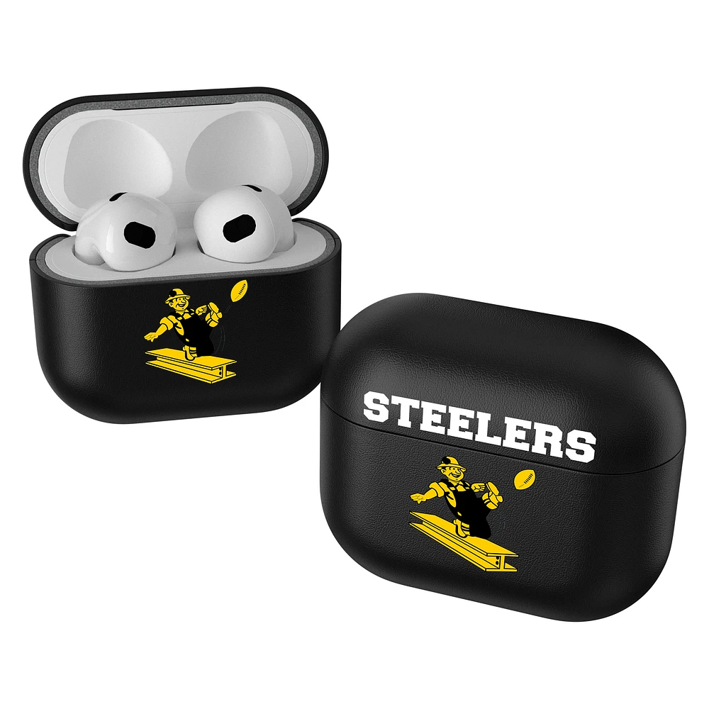 Keyscaper Black Pittsburgh Steelers Insignia AirPods 3rd Gen Case Cover