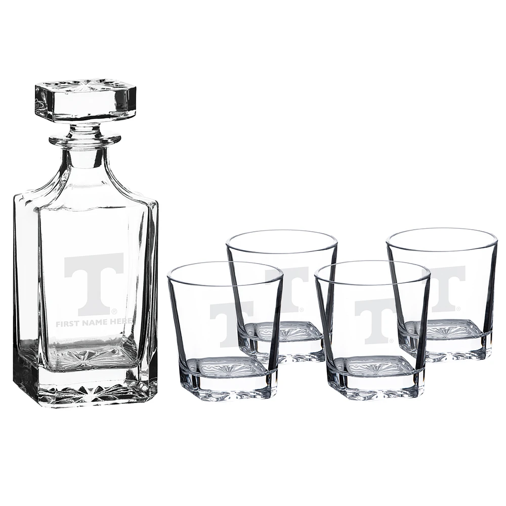 Tennessee Volunteers Five-Piece Personalized Decanter Set