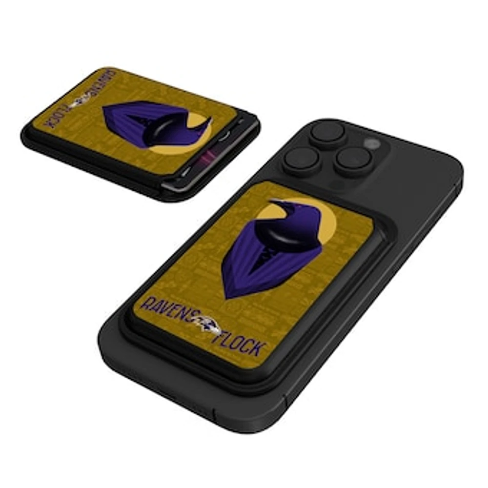 Keyscaper Baltimore Ravens Illustrated Magnetic Phone Credit Card Wallet