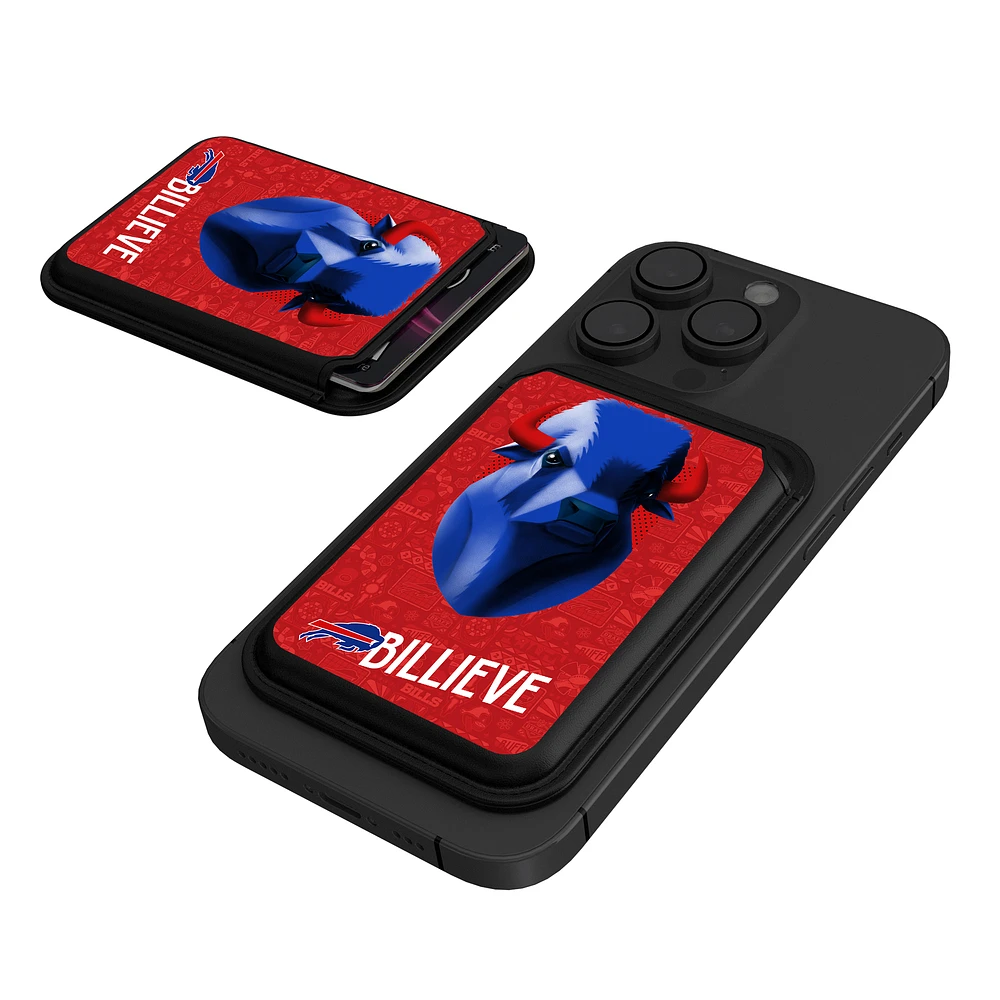 Keyscaper Buffalo Bills Illustrated Magnetic Phone Credit Card Wallet