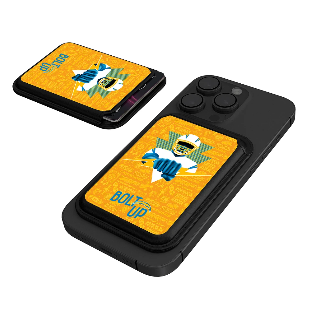 Keyscaper Los Angeles Chargers Illustrated Magnetic Phone Credit Card Wallet