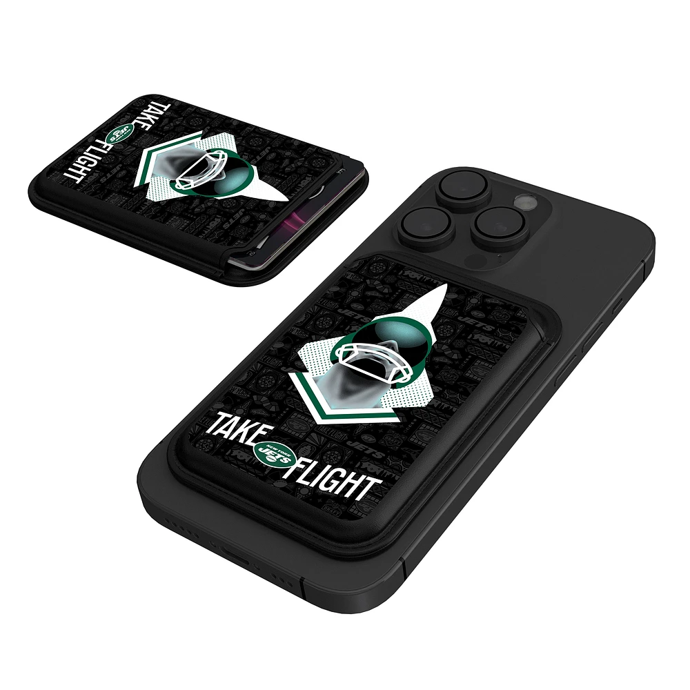 Keyscaper New York Jets Illustrated Magnetic Phone Credit Card Wallet