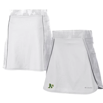 Women's Columbia White Athletics Omni-Wick Up Next Golf Skort