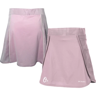 Women's Columbia Pink Baltimore Orioles Omni-Wick Up Next Golf Skort