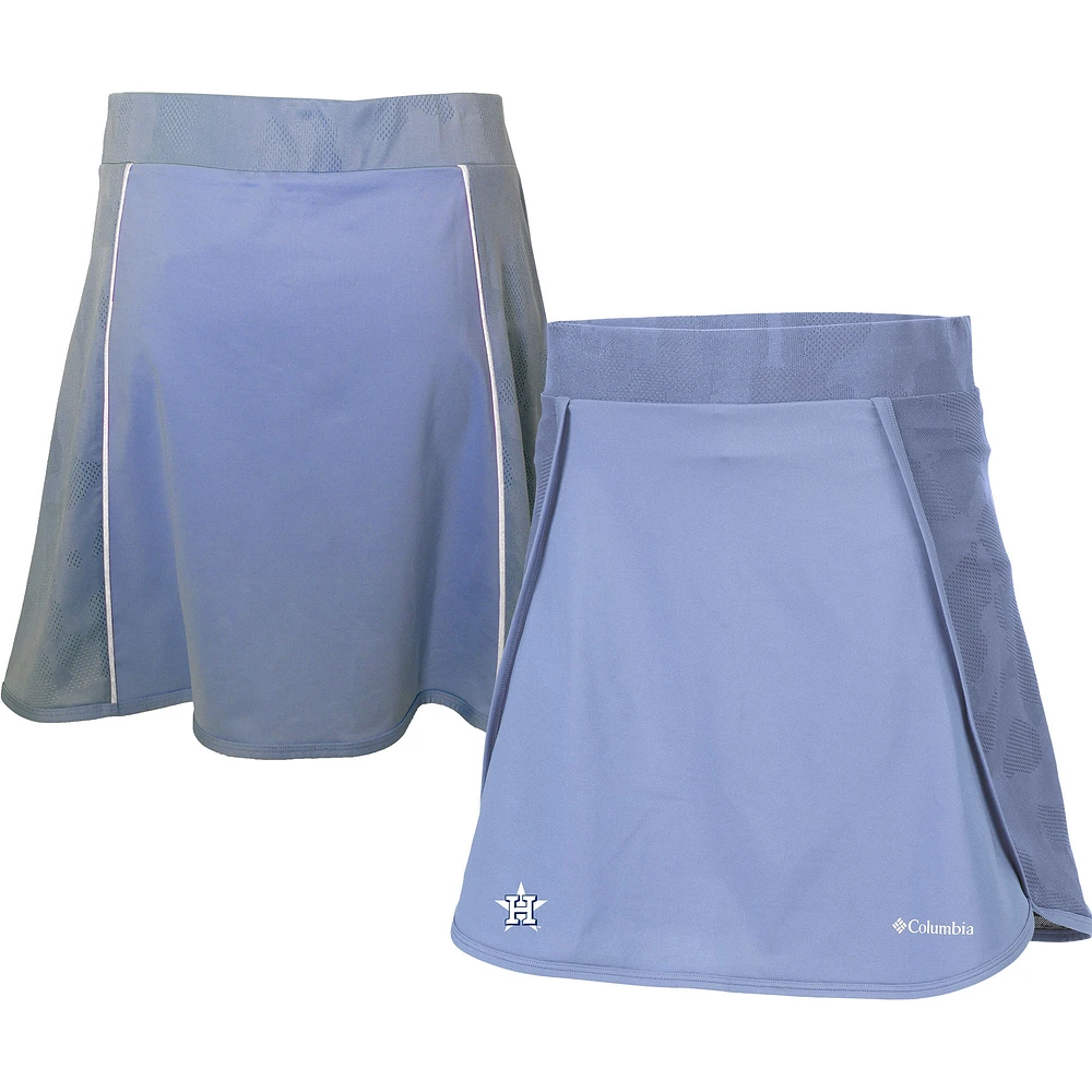 Women's Columbia Blue Houston Astros Omni-Wick Up Next Golf Skort