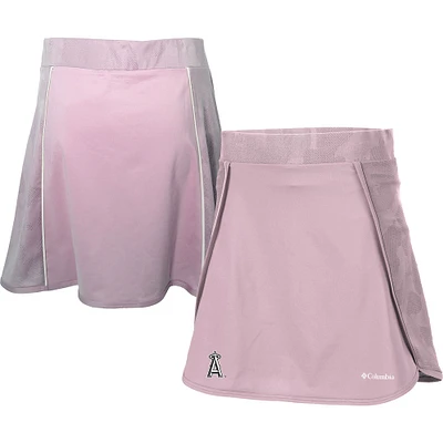 Women's Columbia Pink Los Angeles Angels Omni-Wick Up Next Golf Skort