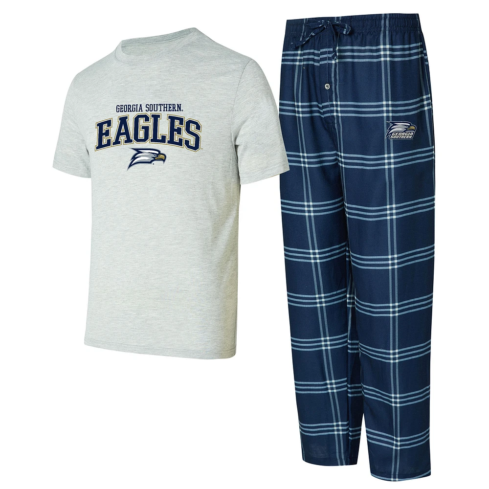 Men's Concepts Sport Georgia Southern Eagles Top & Pants Sleep Set