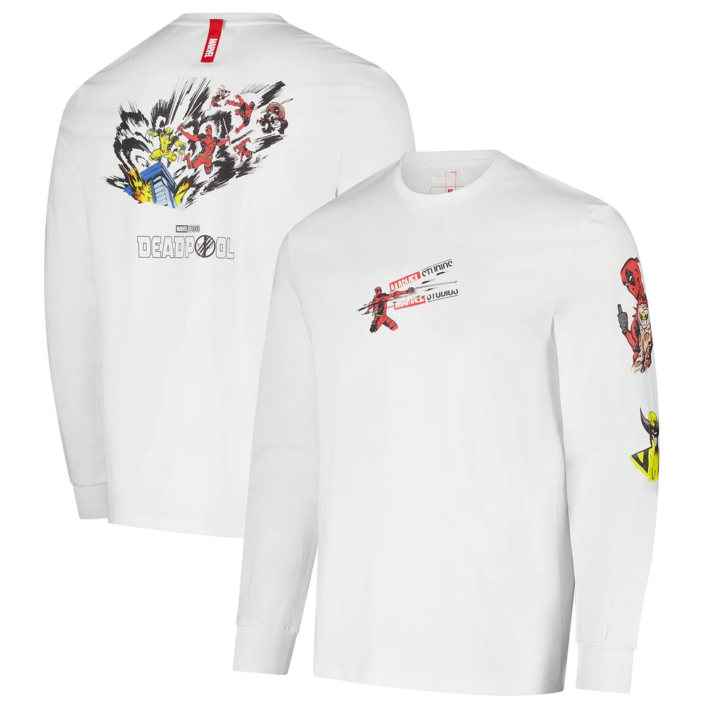 Unisex Team Liquid White Deadpool Explosion Long Sleeve T-Shirt