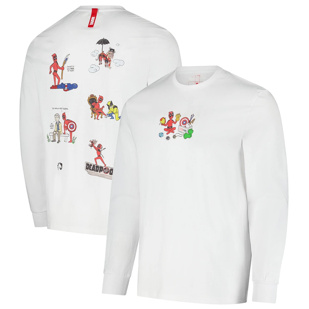Unisex Team Liquid White Deadpool Traveler Long Sleeve T-Shirt