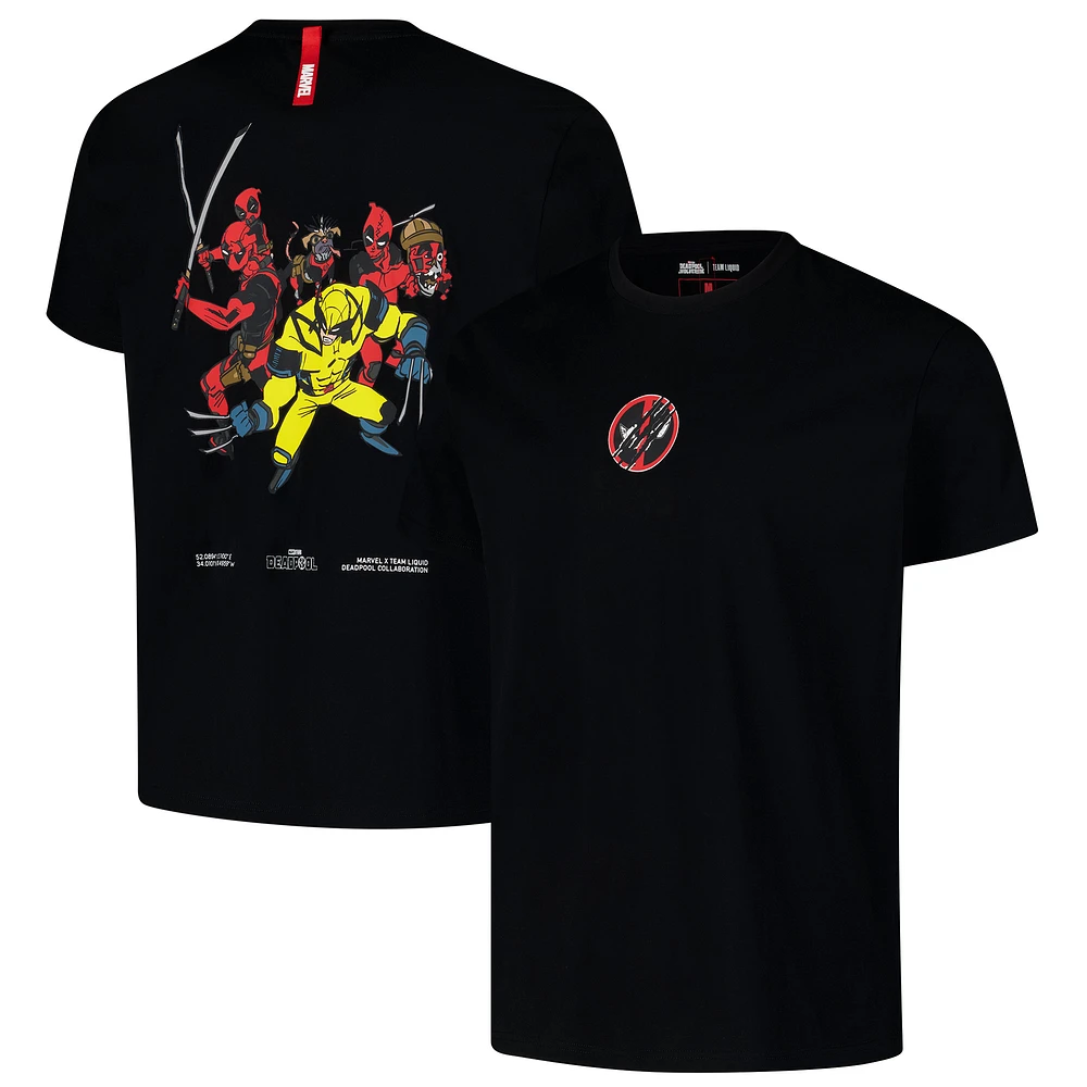 Unisex Team Liquid Black Deadpool Variants T-Shirt