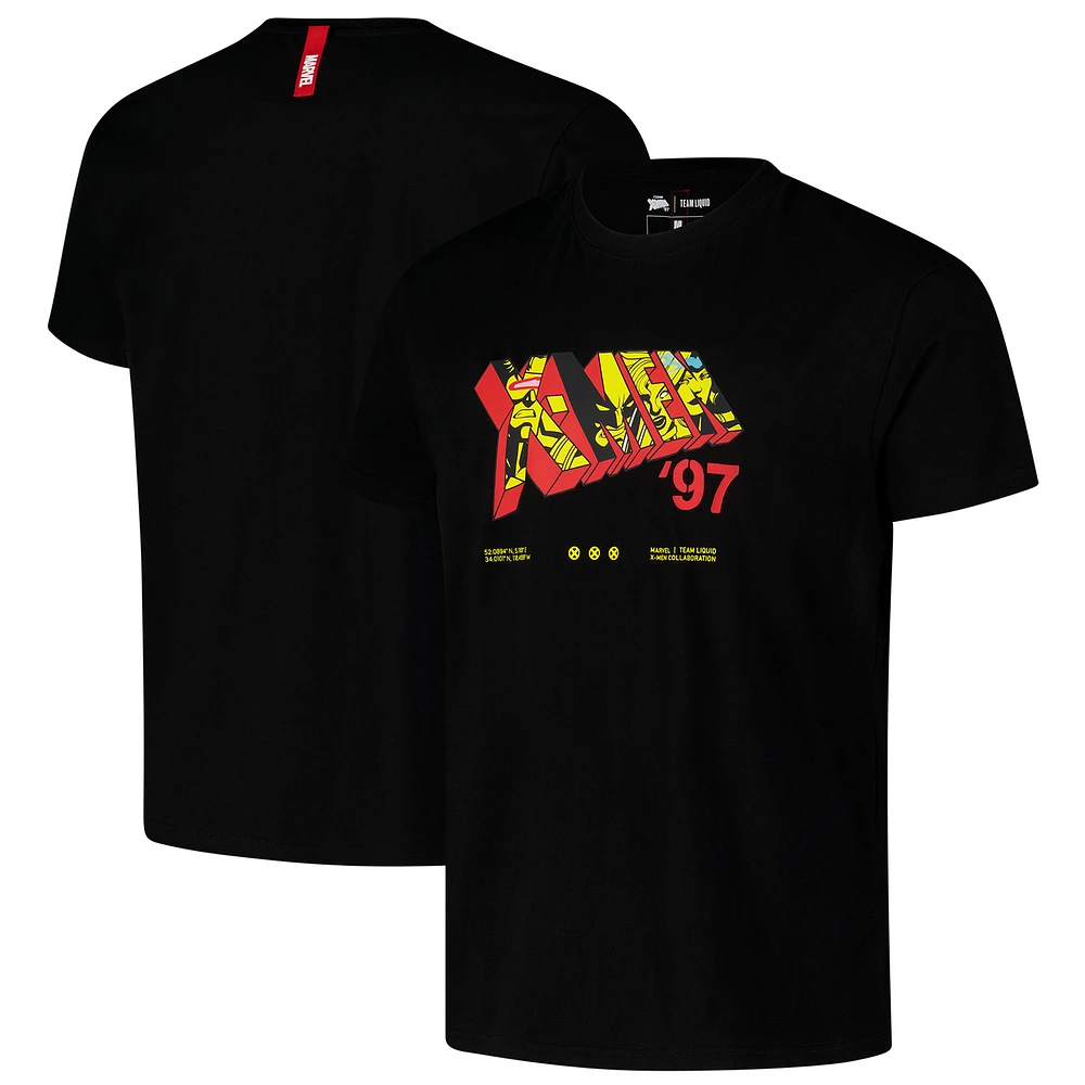 Unisex Team Liquid x Marvel Black X-Men '97 Brick T-Shirt