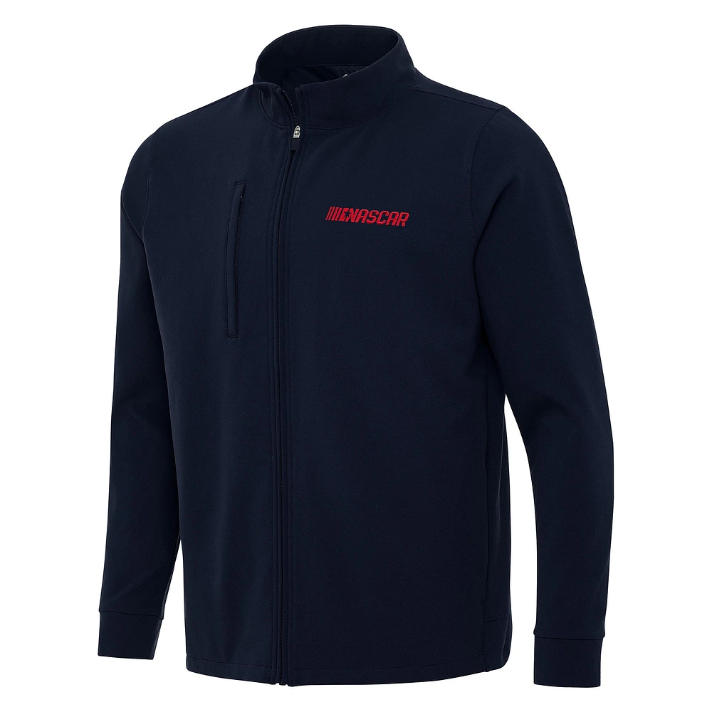 Men's Antigua Navy NASCAR Patriotic Regard Full-Zip Jacket