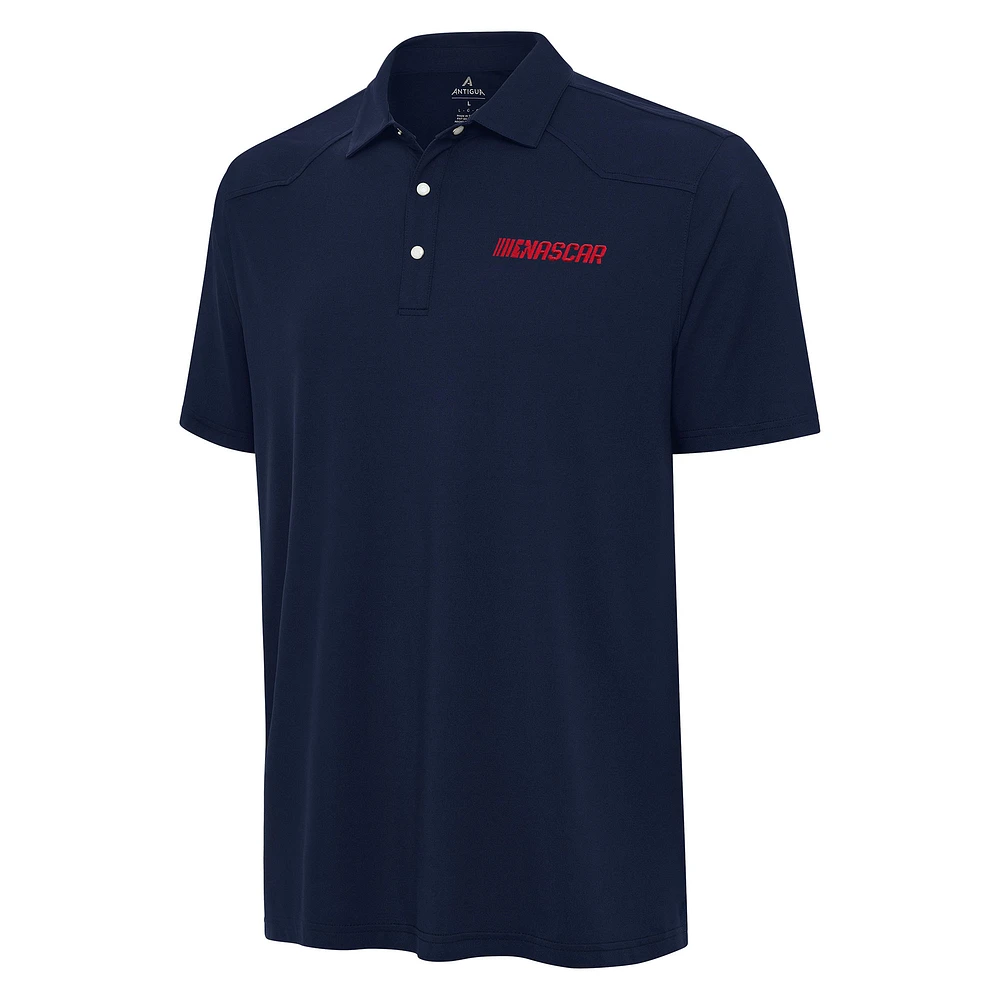Men's Antigua Navy NASCAR Patriotic Western Polo