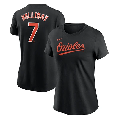 Women's Nike Jackson Holliday Baltimore Orioles Fuse Name & Number T-Shirt