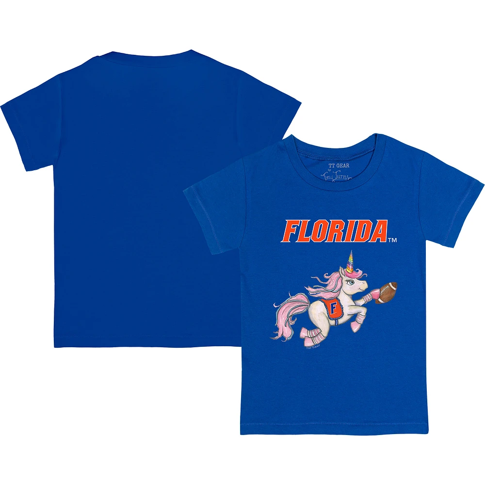 Youth Tiny Turnip Royal Florida Gators Unicorn T-Shirt