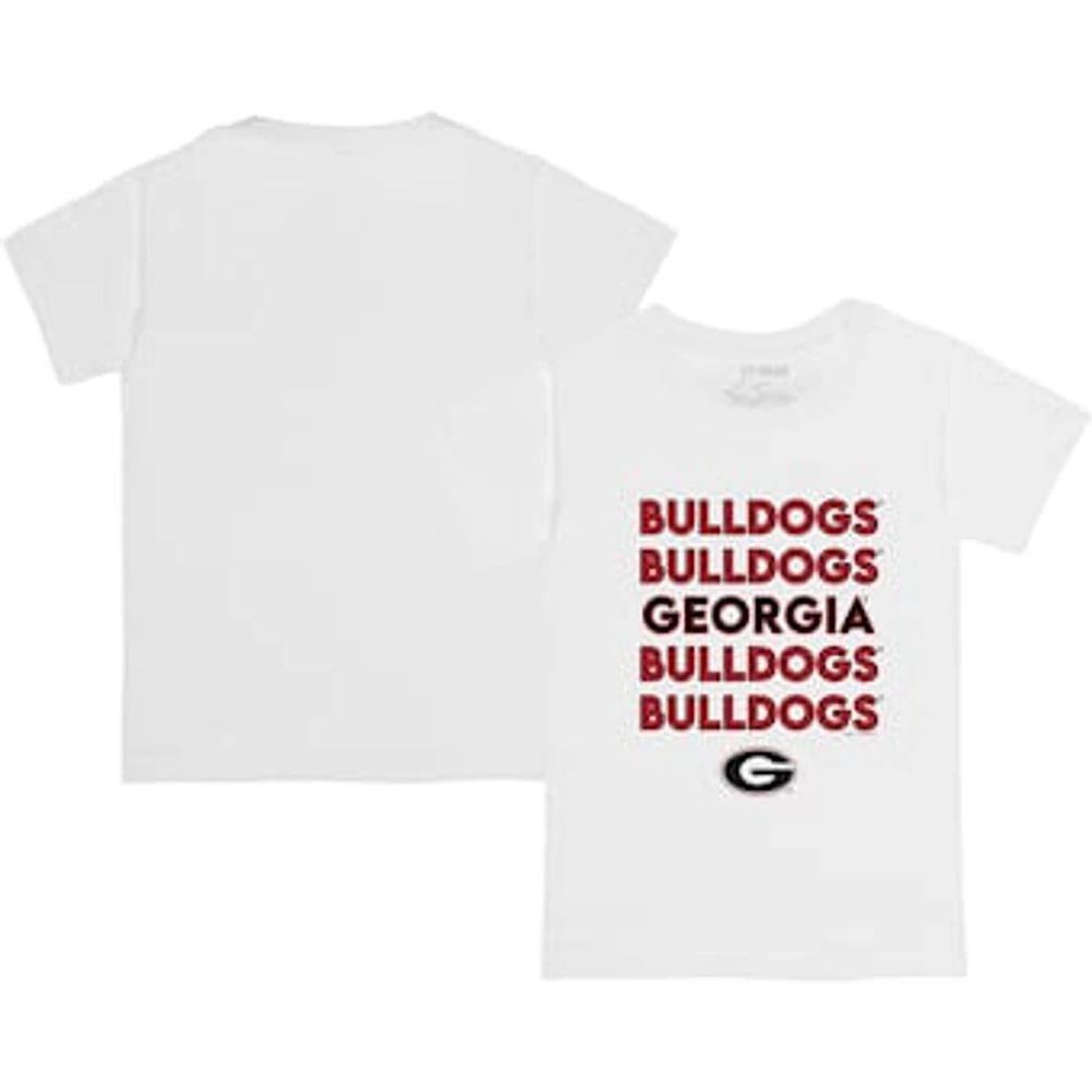 Toddler Tiny Turnip Georgia Bulldogs Stacked T-Shirt