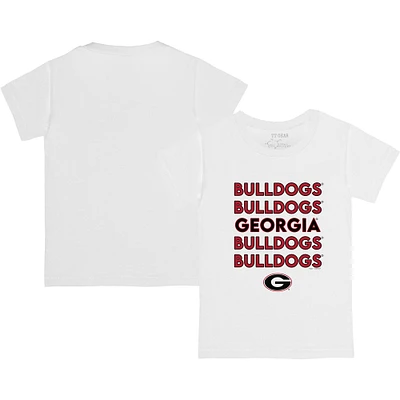 Toddler Tiny Turnip Georgia Bulldogs Stacked T-Shirt
