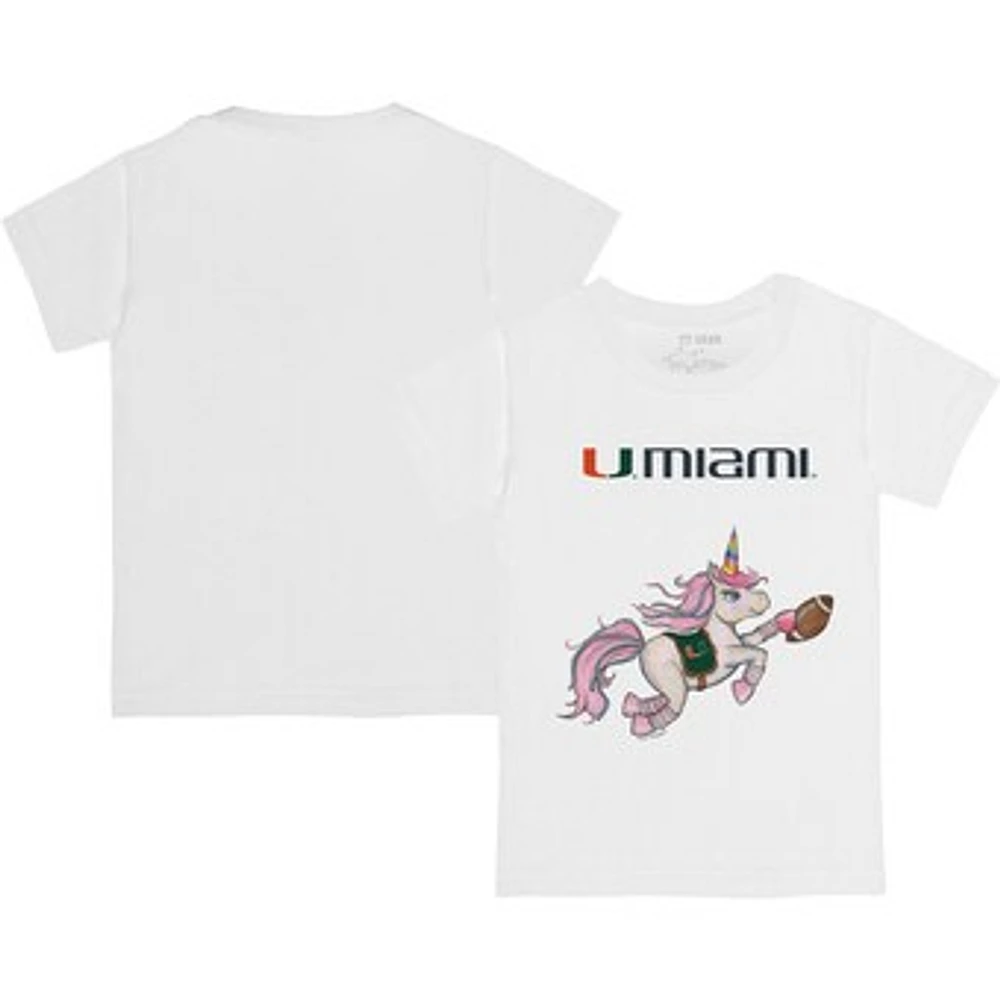 Toddler Tiny Turnip Miami Hurricanes Unicorn T-Shirt
