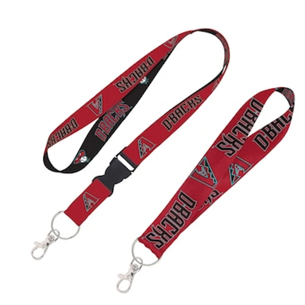 WinCraft Arizona Diamondbacks 2-Pack Lanyard with Detachable Buckle & Key Strap Set