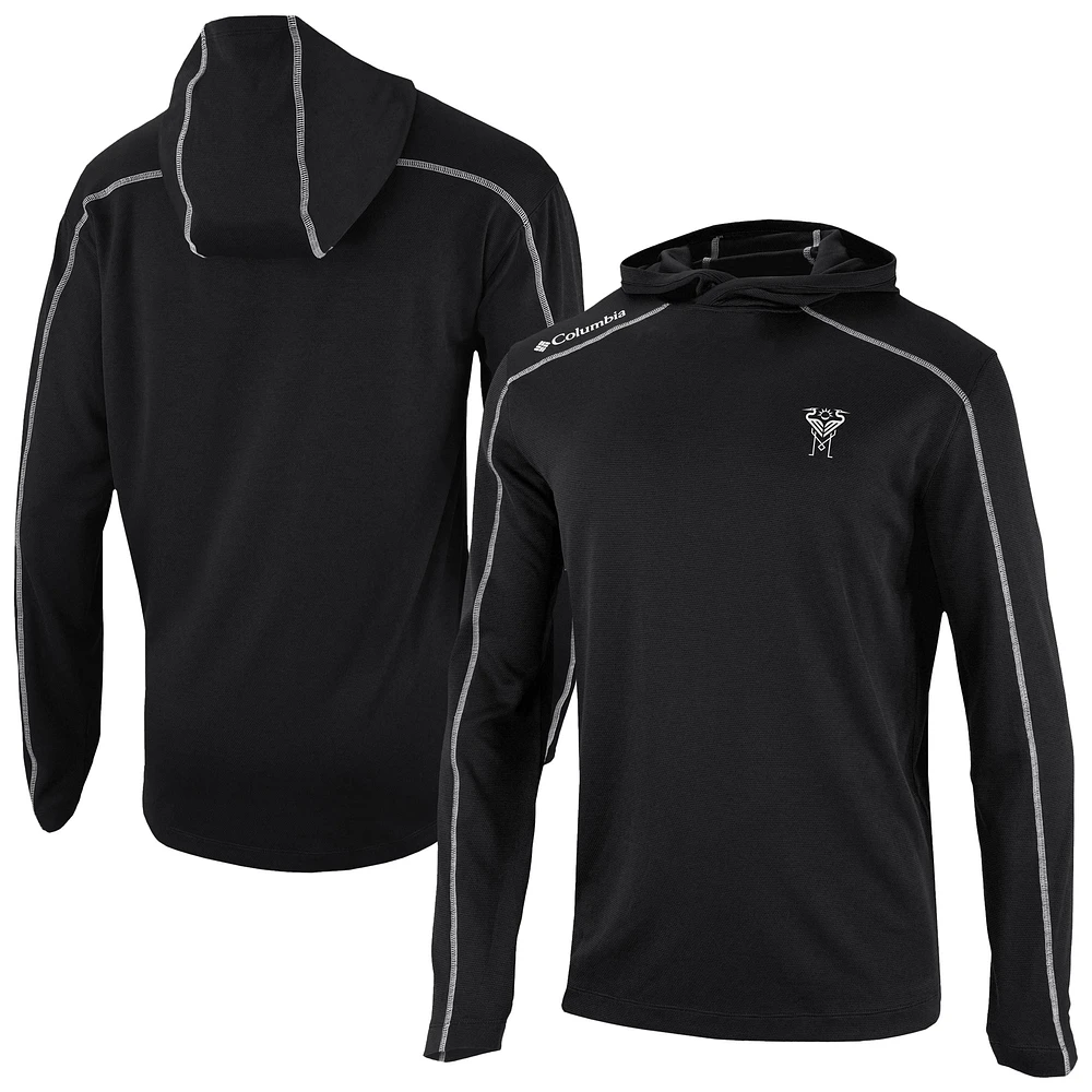 Men's Columbia Black Inter Miami CF Omni-Wick Shotgun Pullover Hoodie